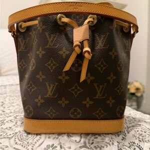 Louis Vuitton Mini Noe Monogram Bucket Bag Vintage